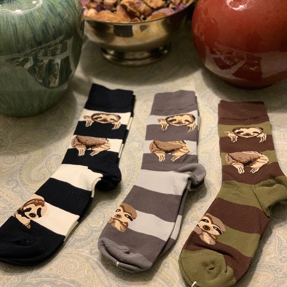 Other - SLOTHS‼️ Striped Socks!!